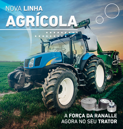 Linha Agrícola - Polias e Tensionadores - Ranalle