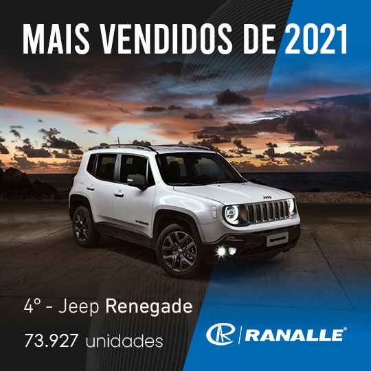 Jeep Renegade - Carros Mais Vendidos 2021 - Ranalle