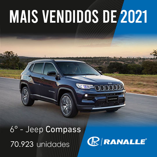 Jeep Compass - Carros Mais Vendidos 2021 - Ranalle
