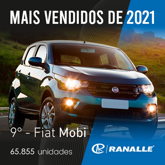 Fiat Mobi - Carros Mais Vendidos 2021 - Ranalle