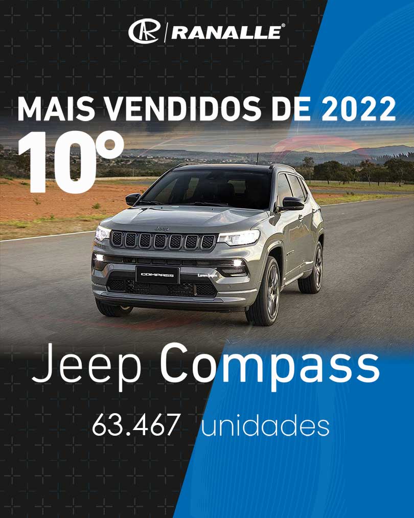 Jeep Compass - Carros Mais Vendidos 2022 - Ranalle
