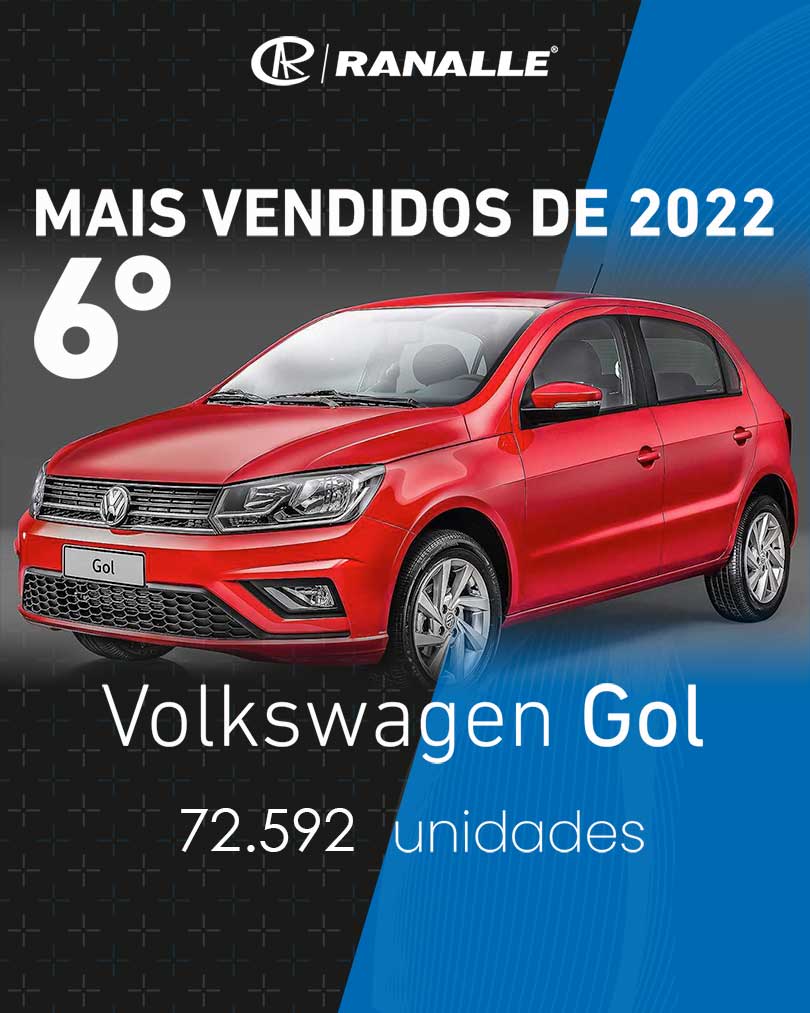 Volkswagen Gol - Carros Mais Vendidos 2022 - Ranalle