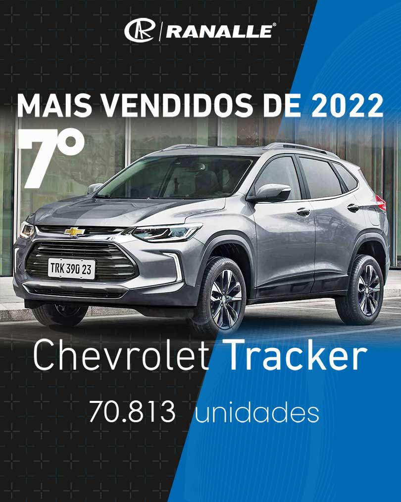 Chevrolet Tracker - Carros Mais Vendidos 2022 - Ranalle